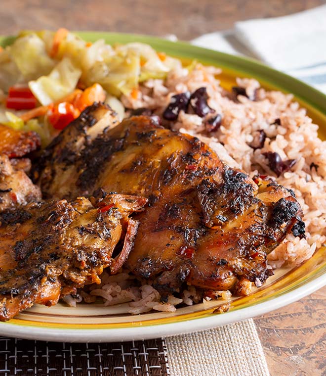 Jamaican jerk chicken